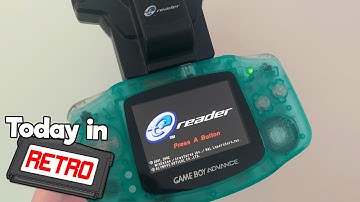 Nintendo E-Reader Preservation | Today In Retro
