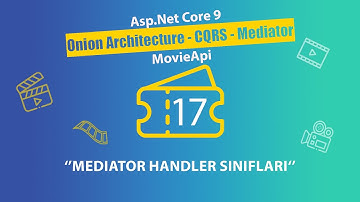 #17 Movie Api - AspNet Core 9.0 Onion Architecture - Mediator Handler Sınıfları