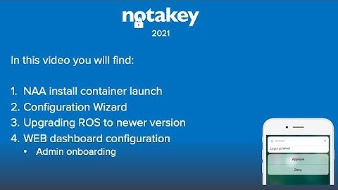 How to install Notakey Authentication Appliance