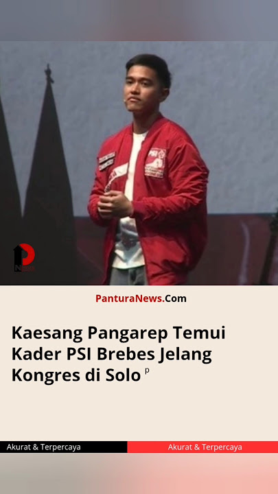 Kaesang Pangarep Temui Kader PSI Brebes Jelang Kongres di Solo
