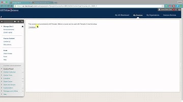 Blackboard - Panopto Configuration