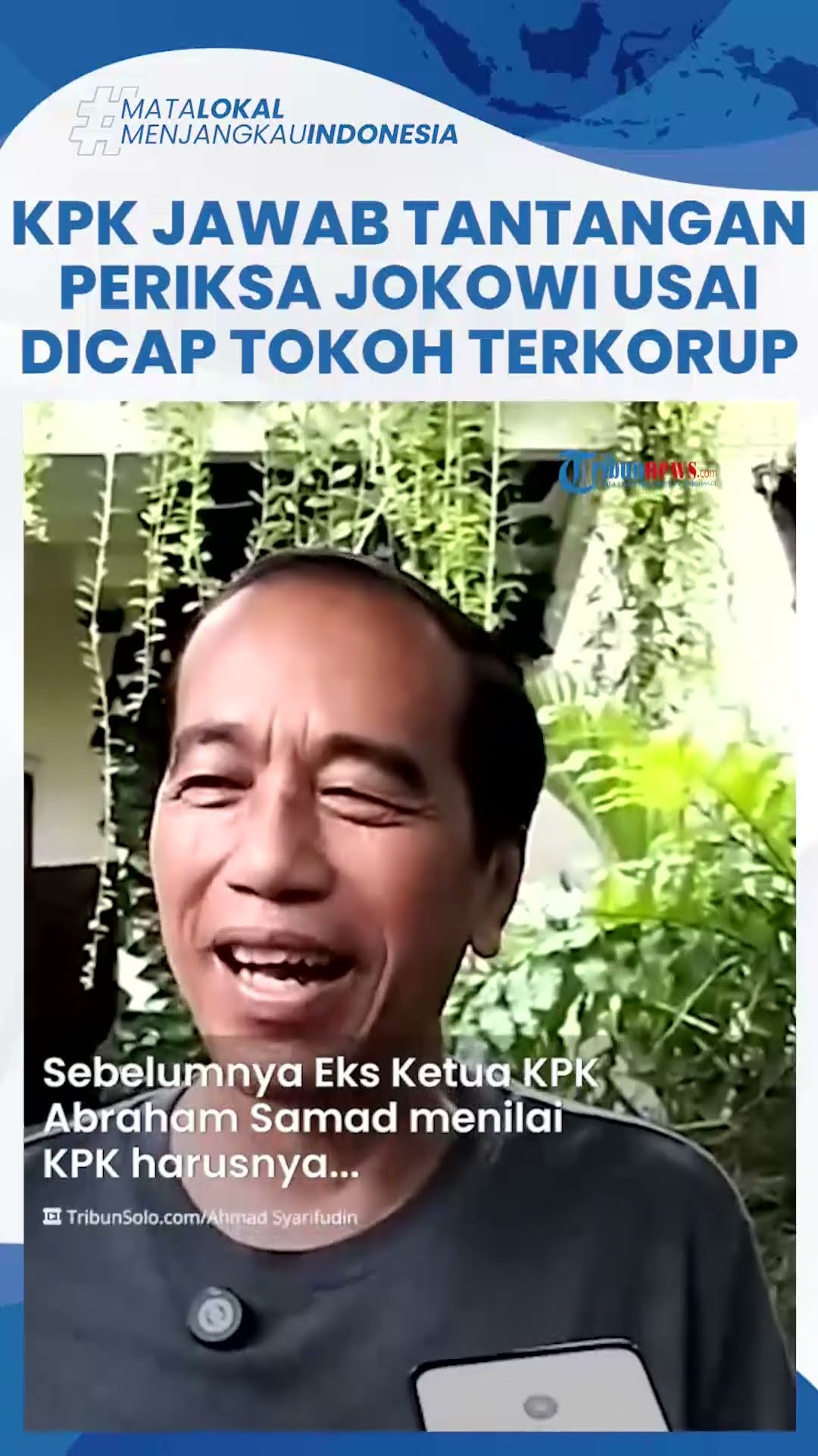 Jawaban KPK Ditantang Periksa Jokowi usai Masuk Daftar Pemimpin Terkorup Dunia 2024: Semua WNI Sama