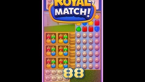 Royal Match Level 88 - No Boosters