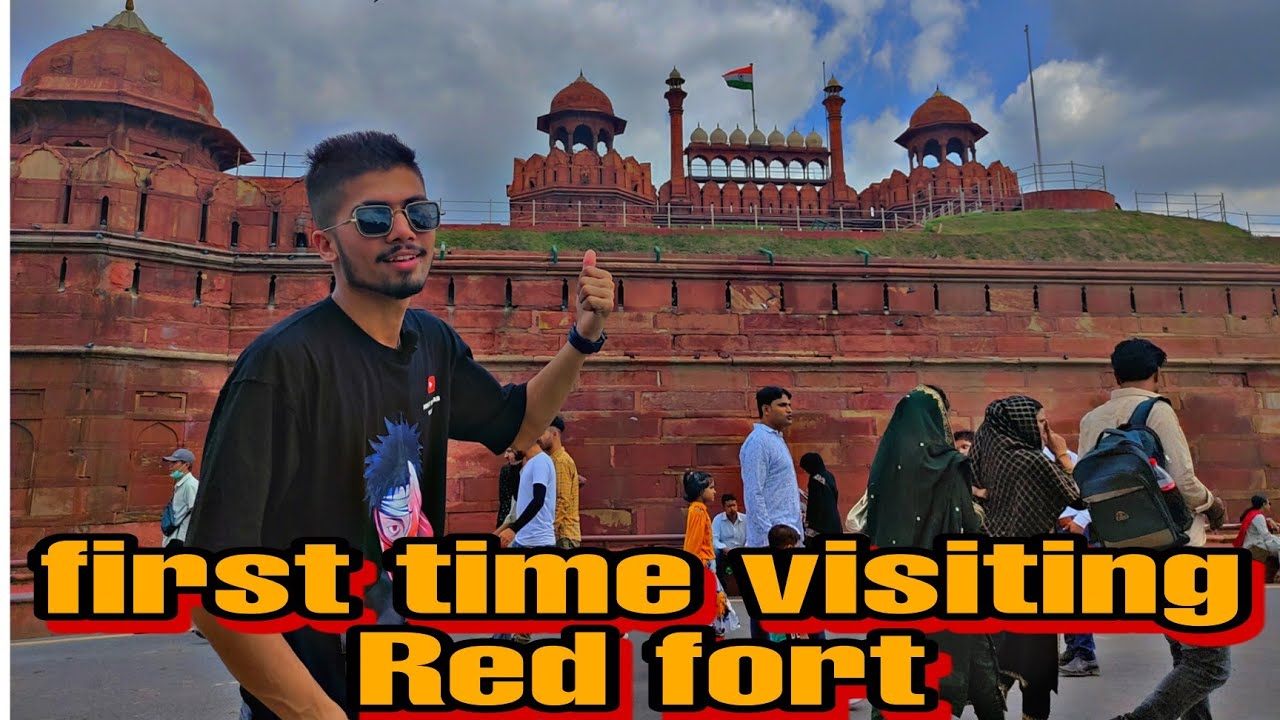 FIRST TIME VISITING RED FORT/ ❤️🔥... Maja aaa gya.. Red fort ma 😍❣️