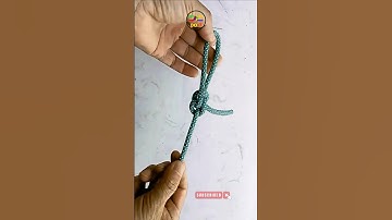 learn to tie knots #shorts #diy #knottutorial #knot #easyknot @DoiT_03
