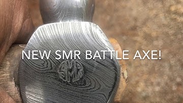 New SMR Damascus Battle Axe!