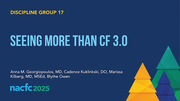 NACFC 2025 | DG17: Seeing More Than CF 3.0