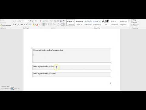 Video: Hvordan laver jeg en justeringslinje i Word?