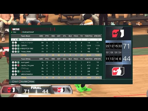 #NBA2K25(#PS4): 71-44 W