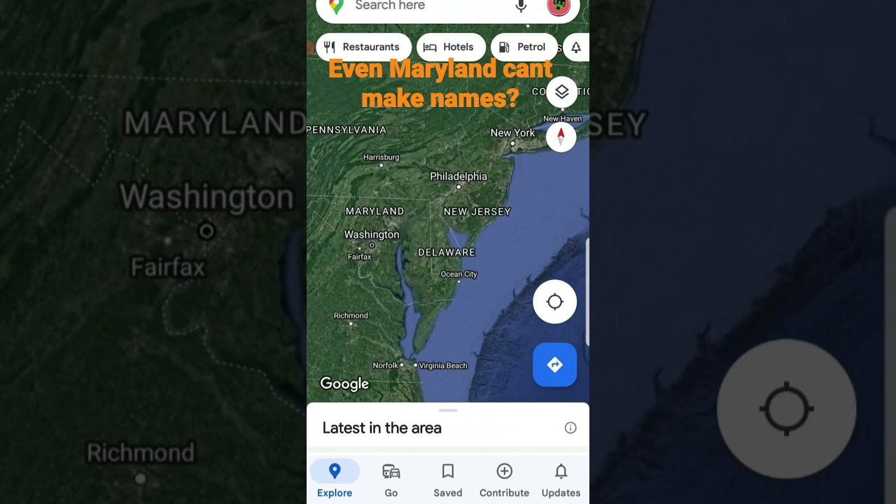 Only in Maryland #maps