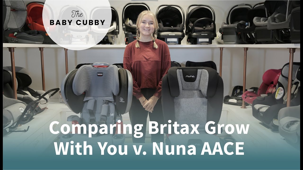 Comparing the Britax Grow With You Clicktight Plus v. Nuna AACE