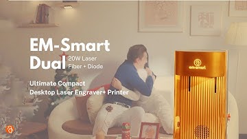 🚀 NEW ARRIVAL | EM-Smart Dual Desktop Laser Engraver—The Ultimate Laser Engraver Machine! 🔥