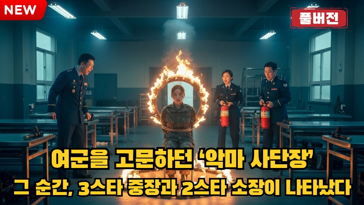 [실화]여군을 의자에 묶고 불붙인 ‘악마 사단장’… 잠시 후, 그녀의 아버지 ‘별 3개’ 중장과 어머니 ‘별 2개’ 소장이 등장해 부대를 초토화했다[오디오북][반전사연][감동사연]