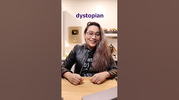 What does DYSTOPIAN mean? 🤔 #learnwithlyqa #englishlanguage #wordoftheday #englishlearning