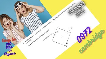 IGCSE Physics Paper 2 - Specimen 2023 - 0972/2/sp/23 Q8SOLVED
