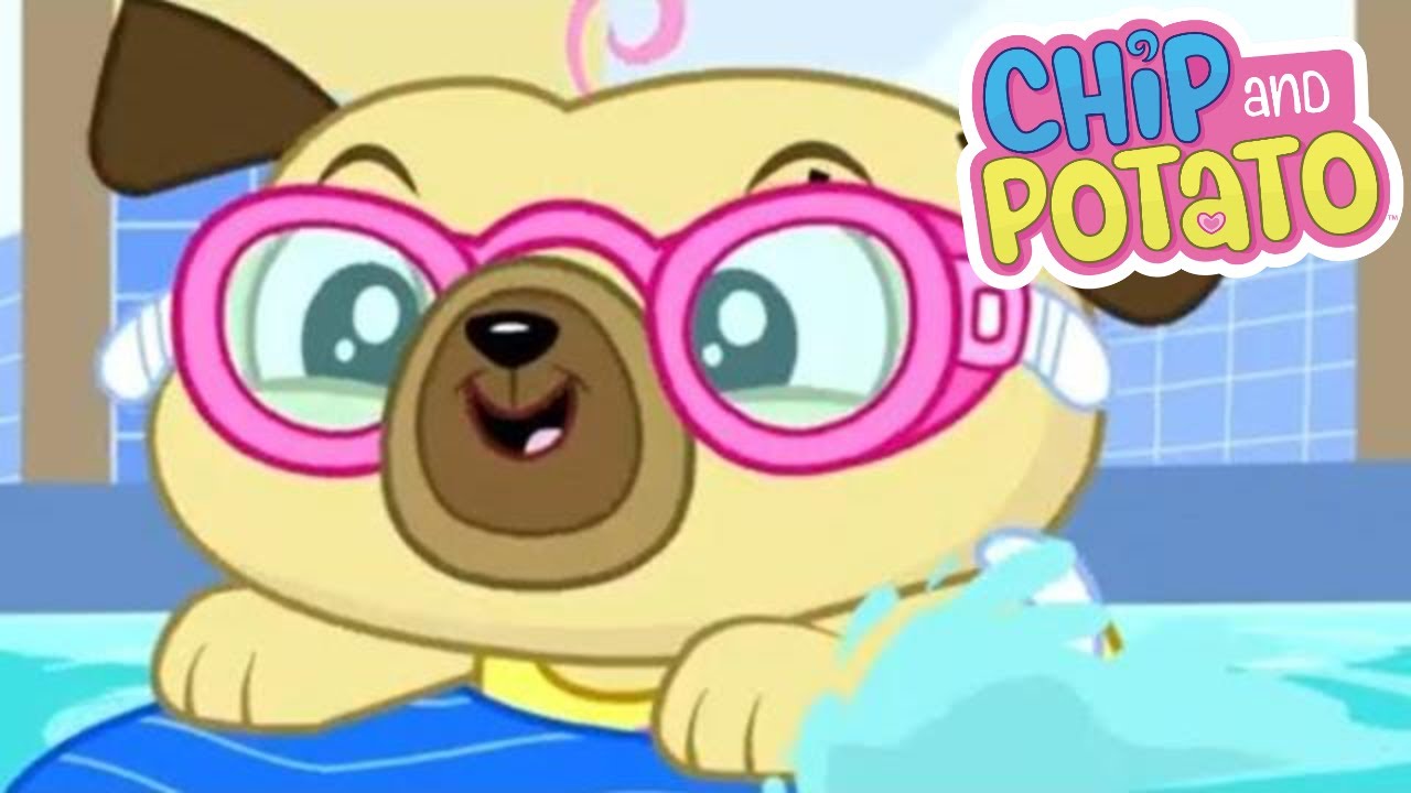 Chip and Potato Chip's Swimming Lesson Cartoons For Kids Watch More on Netflix YouTube