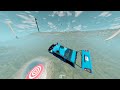Instant 500 MPH Acceleration: Car vs Giant Ramp Jump | BeamNG.drive #beamngdrive