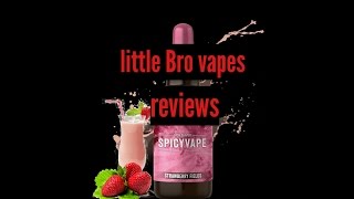 strawberry fields from spicyvape by little bro vapes reviews
