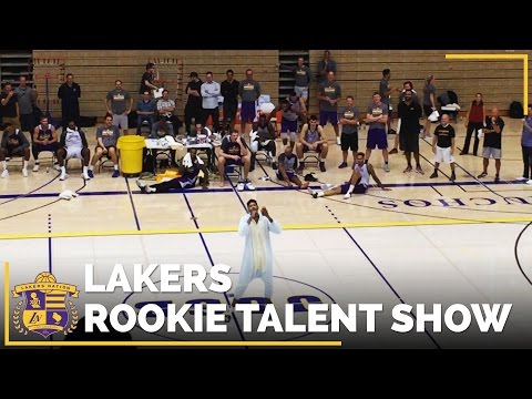 Lakers Rookie Talent Show Video: Brandon Ingram In Poodle Onesie 'Singing' Rihanna