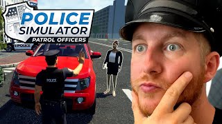 POLIZEI SIMULATOR - Unfall an der AMPEL Warum ist er so nervös | Police Simulator