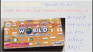 Around the World Board Game | Quiz based Educational Game for the whole family | Toys & Games Review screenshot 5