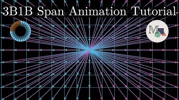 Manim Tutorial | Vector Span | 3B1B Animated