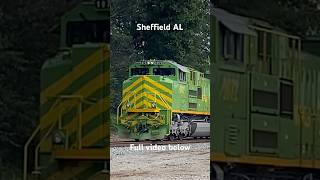 Norfolk Southern 1072 (Illinois Terminal) leading 287 in Sheffield AL
