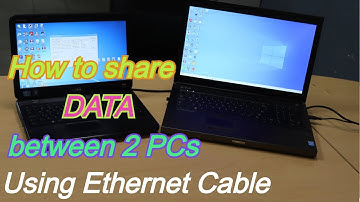 How to share Files between two PCs using Ethernet Cable ?