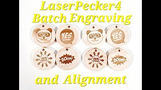 LaserPecker 4 Batch Engraving and Alignment