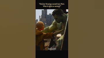 “Doctor Strange saved Iron Man#doctorstrange