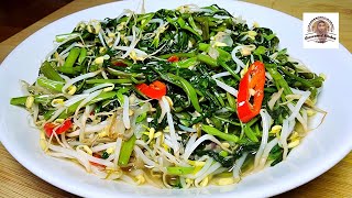 TUMIS KANGKUNG DAN TOGE, KRENYES-KRENYES, MENU TANGGAL TUA.