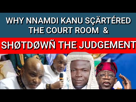 WHY NNAMDI KANU SÇÄRTÉRED THE COURT ROOM AFTER SEEKING TO FILE A FINAL WRITTEN ADDRESS TODAY