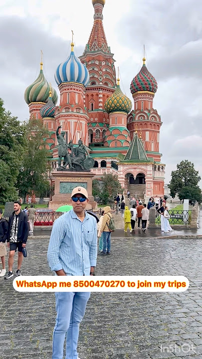 WhatsApp me 8500470270 to join trip. #Russia🇷🇺 #moscow #redsquare