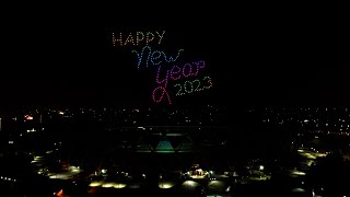 New Year 2023 | 500 Drone Show | BotLab Dynamics