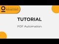 Pdf automation using ddworkspace