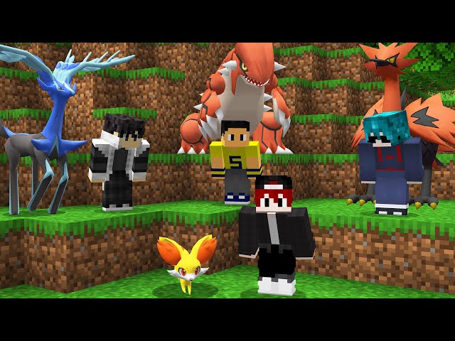 Minecraft Pixelmon Manhunt (1 Speedrunner vs 2 Caçadores) mas o Miraidon é  meu Pokémon Inicial 