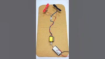 Run Coreless Motor With New DC Motor - DC Motor #dcmotor #tech #generator #shorts