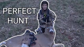 9 YEAR OLD DRILLS BIG BUCK!