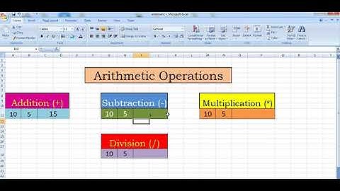 Applying Arithmetic Operation Using MS Excel