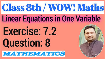 Wow Maths Class 8 Chapter 7 Exercise 7.2 Question 8 | Wow Maths Class 8 Ex 7.2 Q 8 | Maths Ki Ghanti