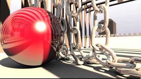 Physics Test 11 - Chains (Blender 2.5)