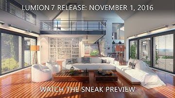 Lumion Version 7: A Glimpse Of Things To Come