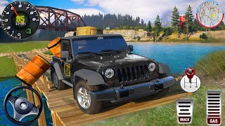 Drive SUV 4×4 Jeep Cargo Game - Uphill Offroad Jeep Cargo Driving Simulator 3D - Android Gameplay screenshot 4