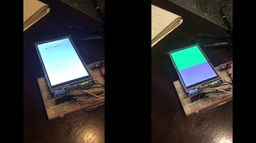 Comparison of LCD With and Without DMA (STM32 and HX8357)