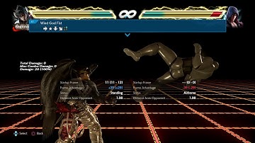 Devil Jin movelist with frame data