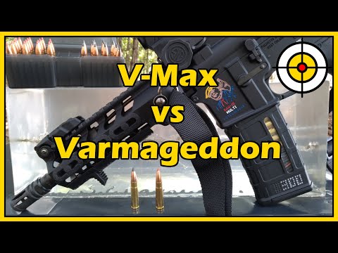 .300 Blackout V-Max vs Varmageddon Ballistic Gel Test & Chrono With An 8.5" AR!