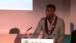 Jermain Jackman at the 2014 Ashden Awards