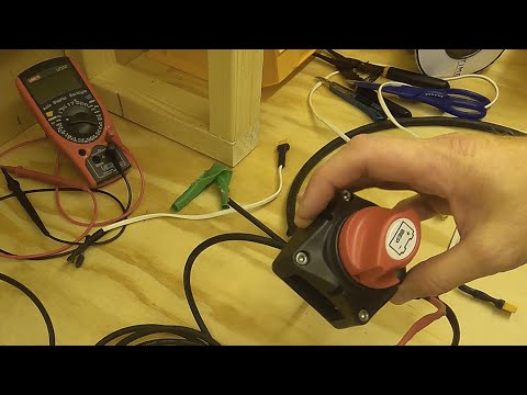 Making a permanent cable for the outboard and 48V battery