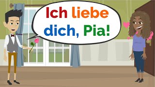 Deutsch lernen | Herr Kunze ist verliebt | Wortschatz und wichtige Verben