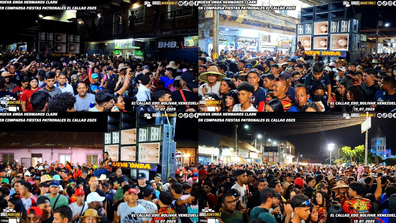 NUEVA ONDA HERMANOS CLARK EN COMPARSA FIESTAS PATRONALES EL CALLAO 13_07_2025